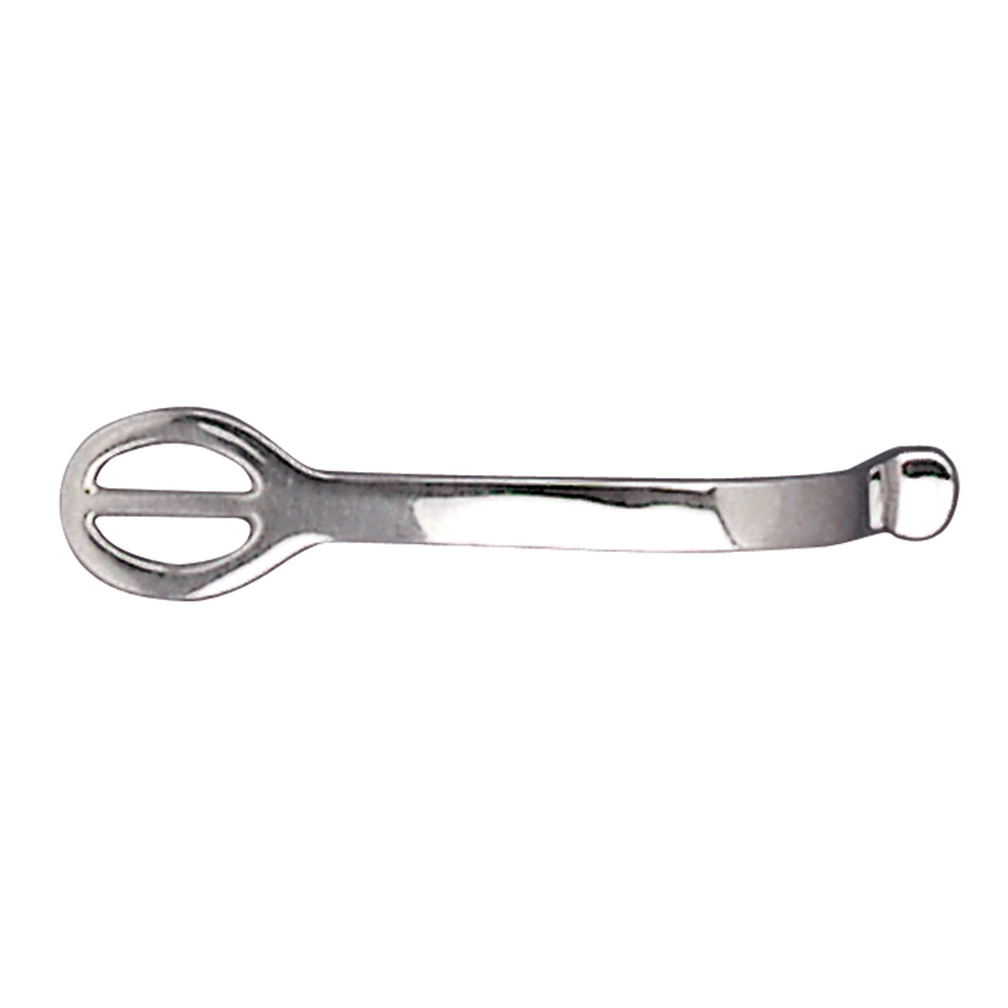 4" Toklat Rounded Eyelet Humane Spur on a white background