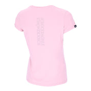 Back view of the Powder Pink Schockemohle Nola T-Shirt on a white background