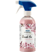 Front view of the cherry blossom Stubben Care "Brush On" spray on a white background