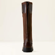 Back view of the Tobacco Brown Ariat Wythburn H20 Boot on a plain background