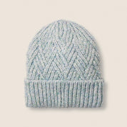 Back view of the Sky Blue Ariat Avalon Beanie on a plain background