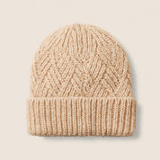 Back view of the Blush Ariat Avalon Beanie on a plain background