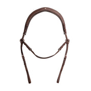 Full view of the Brown Kavalkade Jerome Breastplate on a white background