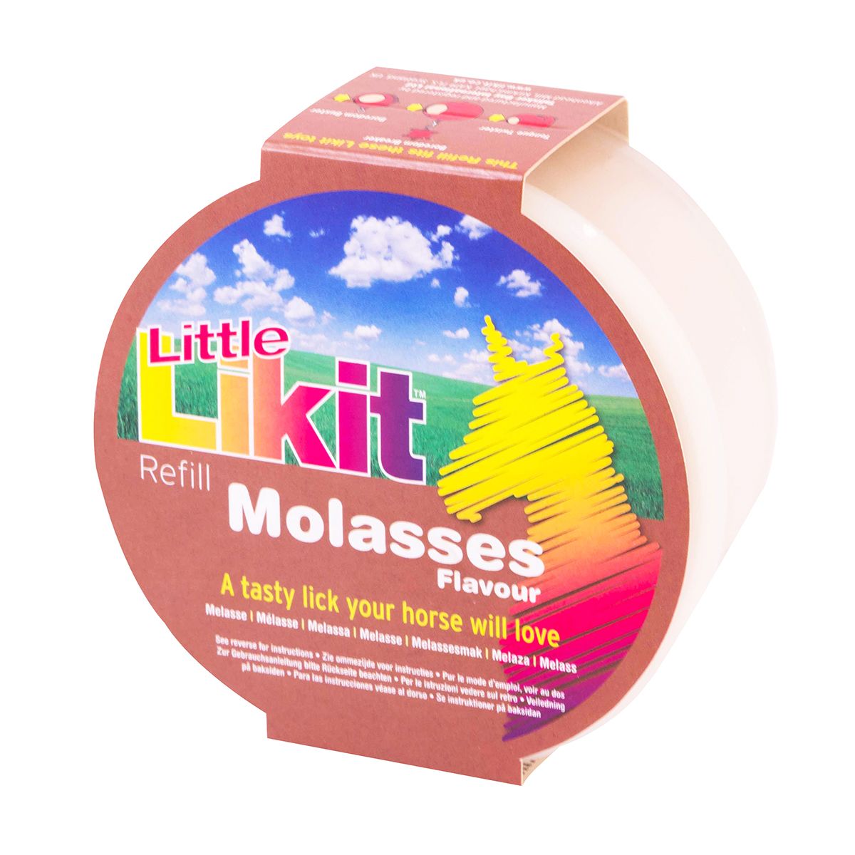 View of the Molasses Little Likit Refill on a white background