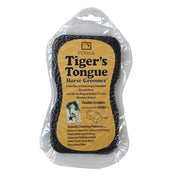 Front view of the Epona Tiger's Tongue Horse Groomer in original packaging on a white background
