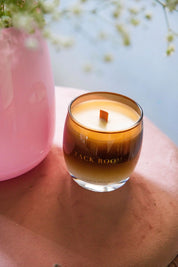 Angled front view of the Tack Room Stable Style Soy Wax Candle