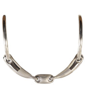 Full view of the BR Loose Ring Double Jointed Water Snaffle Satin Sense 16 mm on a white background