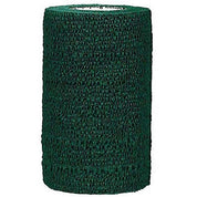 View of the Hunter Green 3M Vetrap Bandaging Tape on a white background