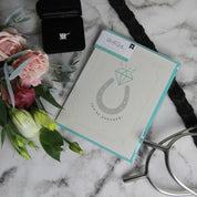 Front view of the You're Engaged Hunt Seat Paper Co. Greeting Card in its packaging