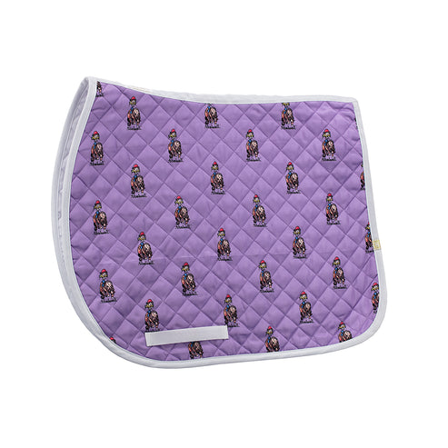Side view of the Lettia Thelwell Tongue Baby Pad on a white background