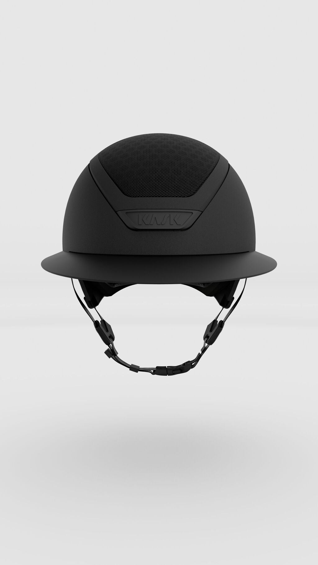 Front view of the black Kask Star Lady Hunter on a plain background