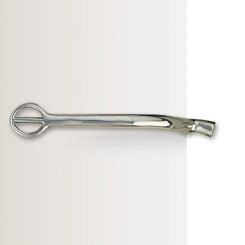 4" Centaur Stainless Steel Tom Thumb Spur on a plain background