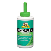 Front view of a 15 oz jar of Absorbine Hooflex All Natural Dressing and Conditioner on a white background