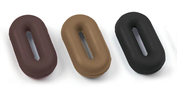 3 Rubber Martingale Rings in assorted colors