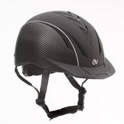 Angled front view of the Ovation Sync with Carbon Fiber Helmet on a white background
