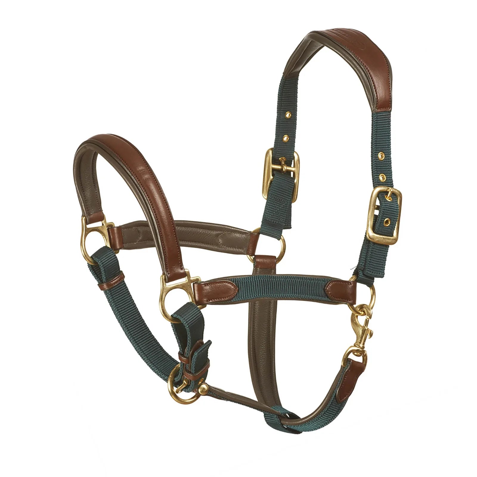 brown Ovation Luxor Cushion-Flex Halter on a white background
