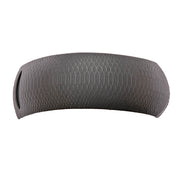 Gray textured headband on a white background