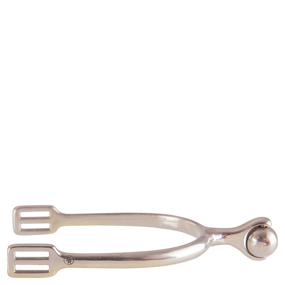 View of a BR Roller Spurs Impuls Pro Spur on a white background