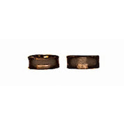 View of a set of Havana Perri's Bridle Keepers on a white background