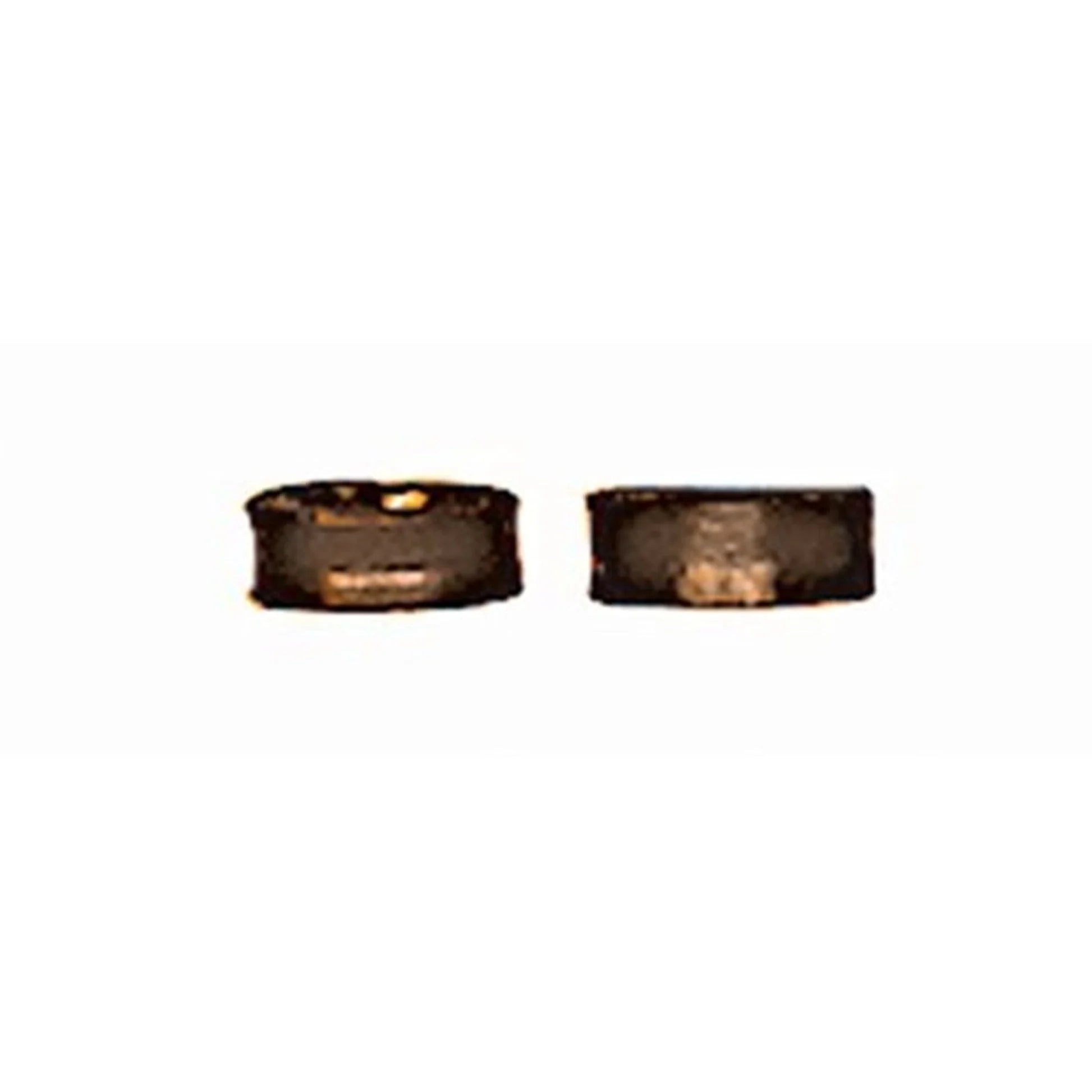View of a set of Havana Perri's Bridle Keepers on a white background