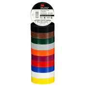 View of an assortment of colors on a white background