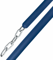 View of the navy Jacks Stall Chain on a white background
