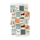 AWST Int'l Horses in Blankets Cashmere Scarf