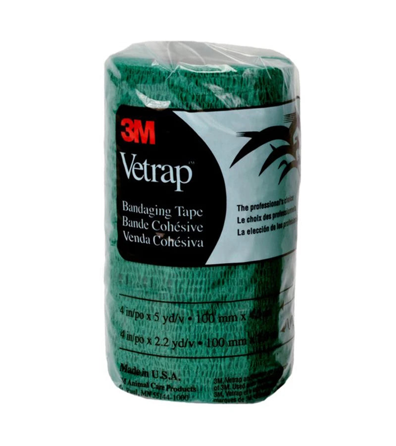 View of the Forest 3M Vetrap Bandaging Tape on a white background