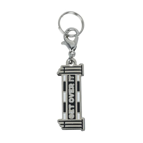 View of the Get Over It Dapplebay Bridle Charm on a white background