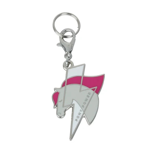 View of the Pony Power Dapplebay Bridle Charm on a white background