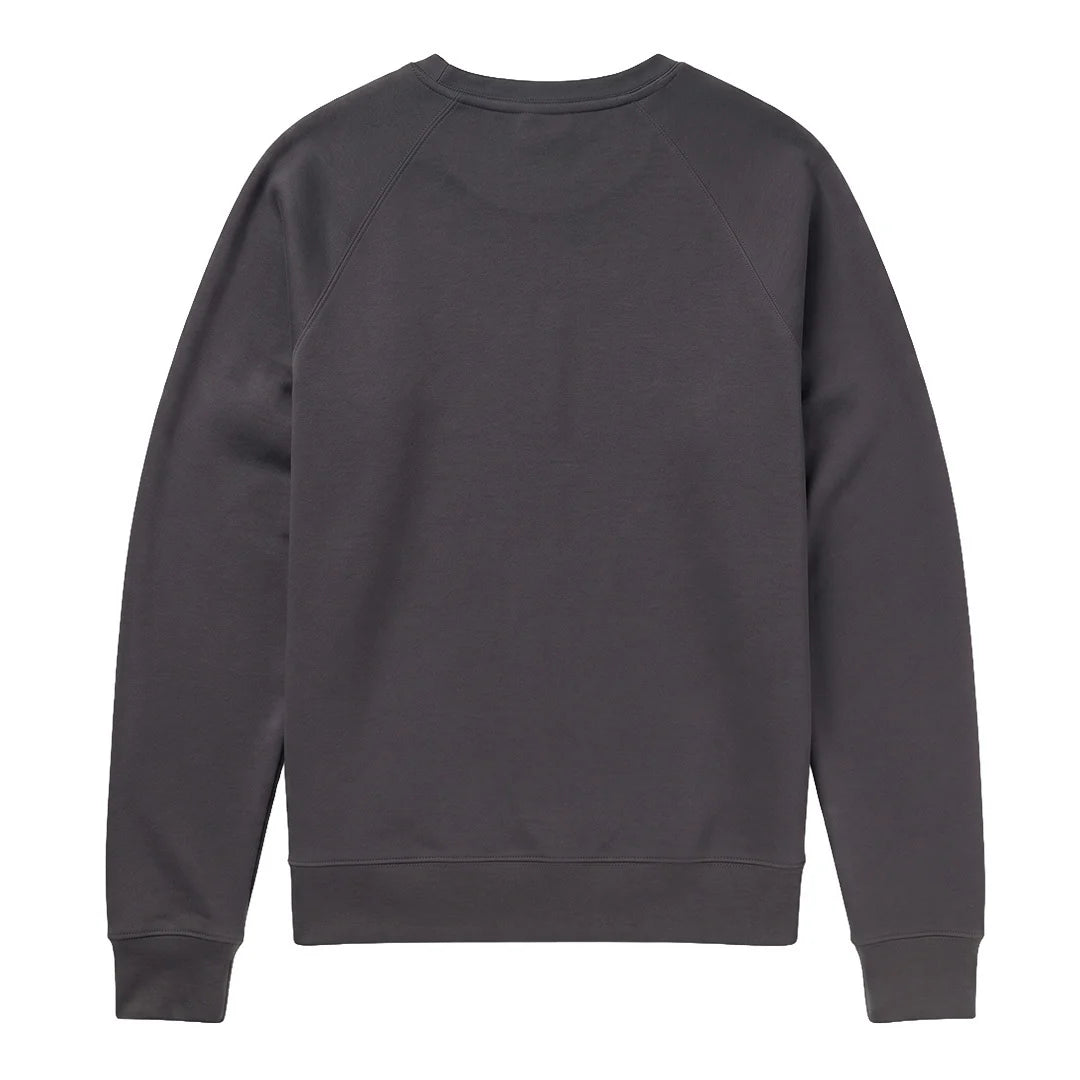 Back view of the Charcoal/Bay Dapplebay Spooky Season Sweatshirt on a plain background