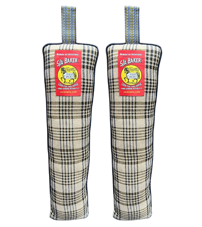 View of a pair of 5/A Baker Boot Tree Stuffers on a white background
