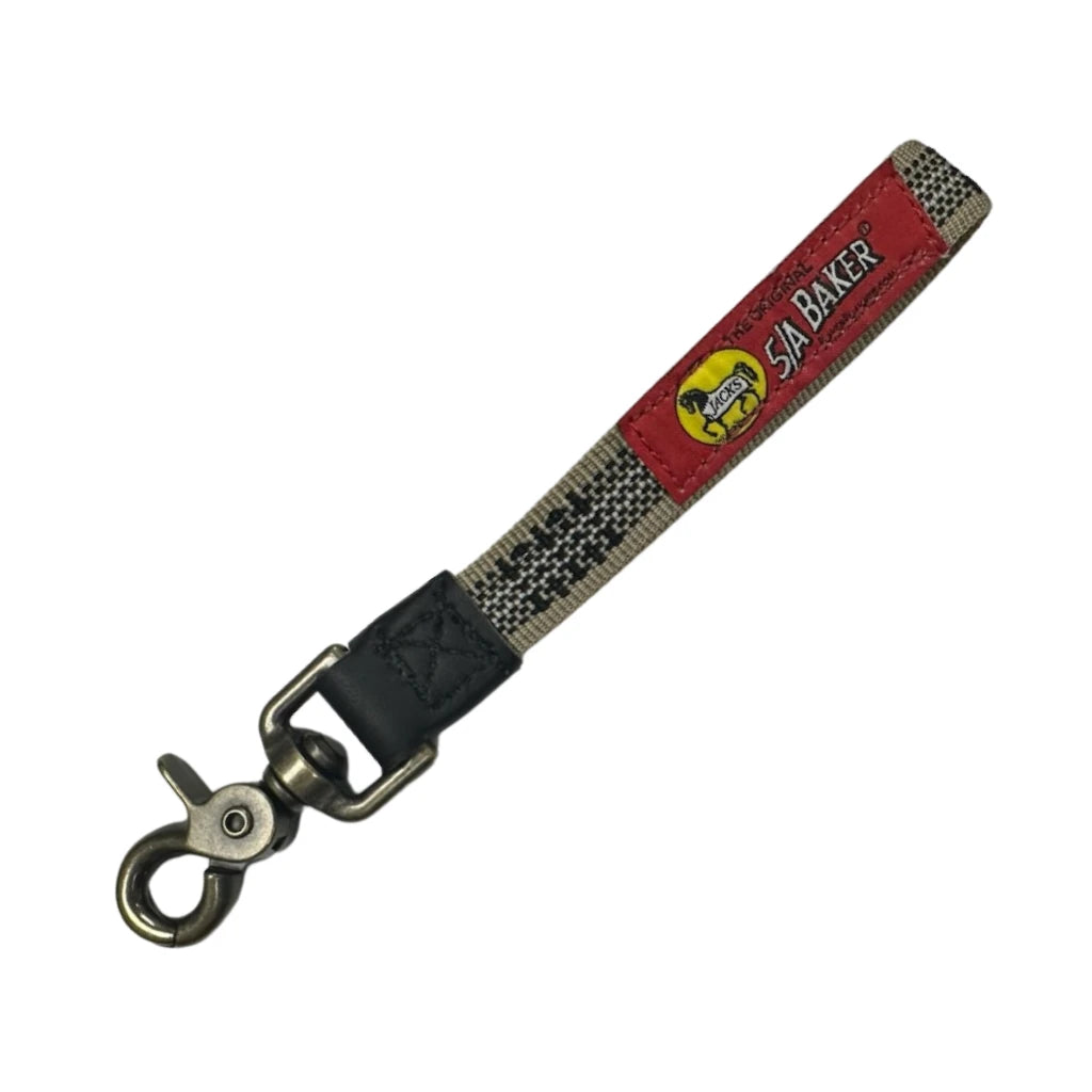 A Baker Keychain on a white background