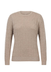 Front view of the Antler Kerrits Bit Of Diamond Crewneck Sweater on a plain background