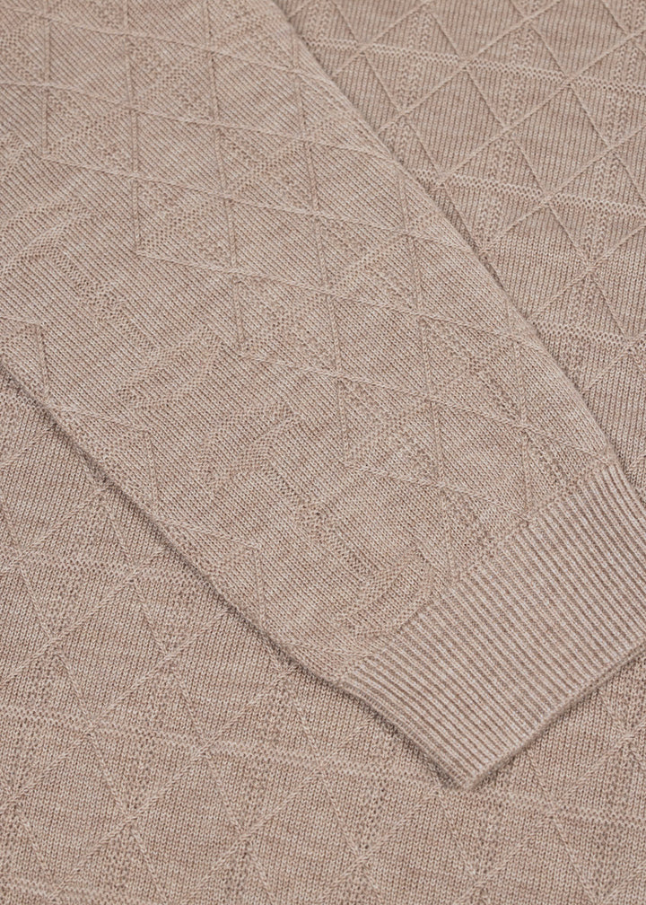 Close-up view of the fitted cuff on the Antler Kerrits Bit of Diamond Crewneck Sweater