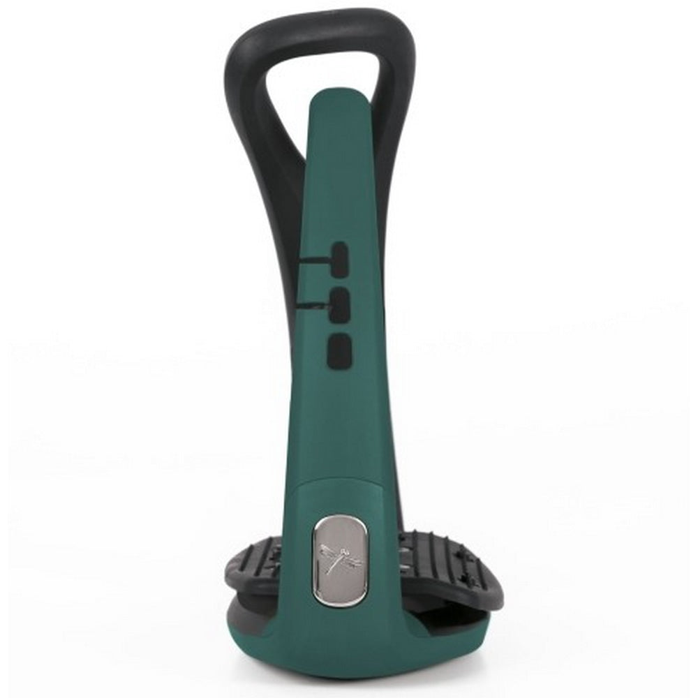 Side view of the Black/Teal Freejump Soft Up Pro 2 on a white background