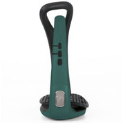 Side view of the Black/Teal Freejump Soft Up Pro 2 on a white background