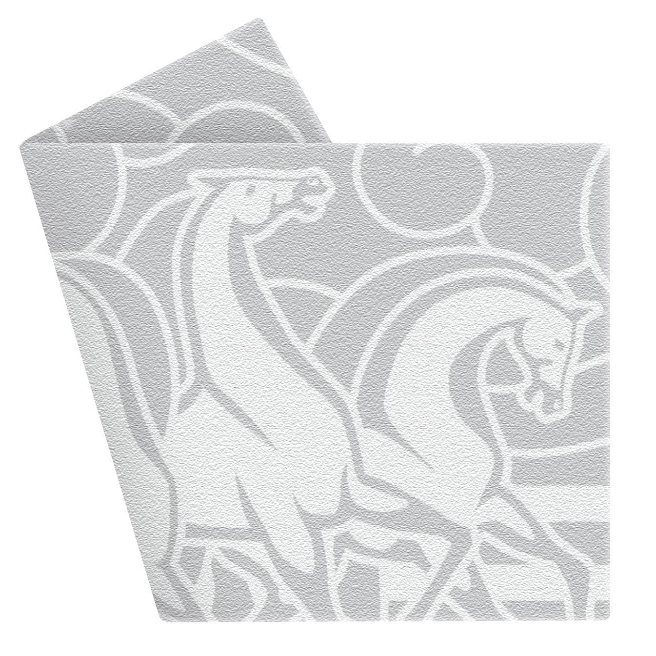 View of the folded Equus Amor Horses Throw Blanket on a white background