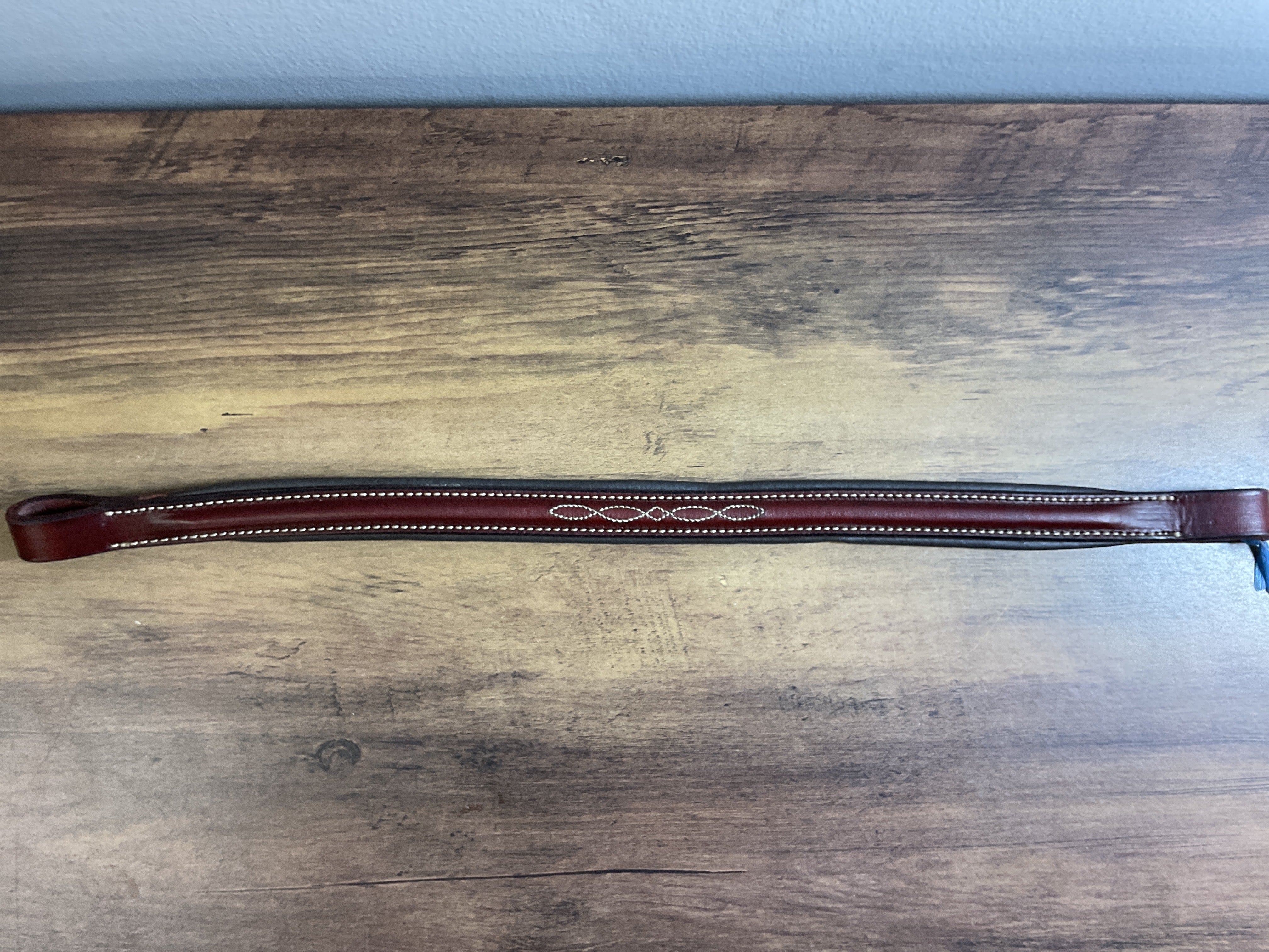Edgewood Fancy Stitch Padded Browband