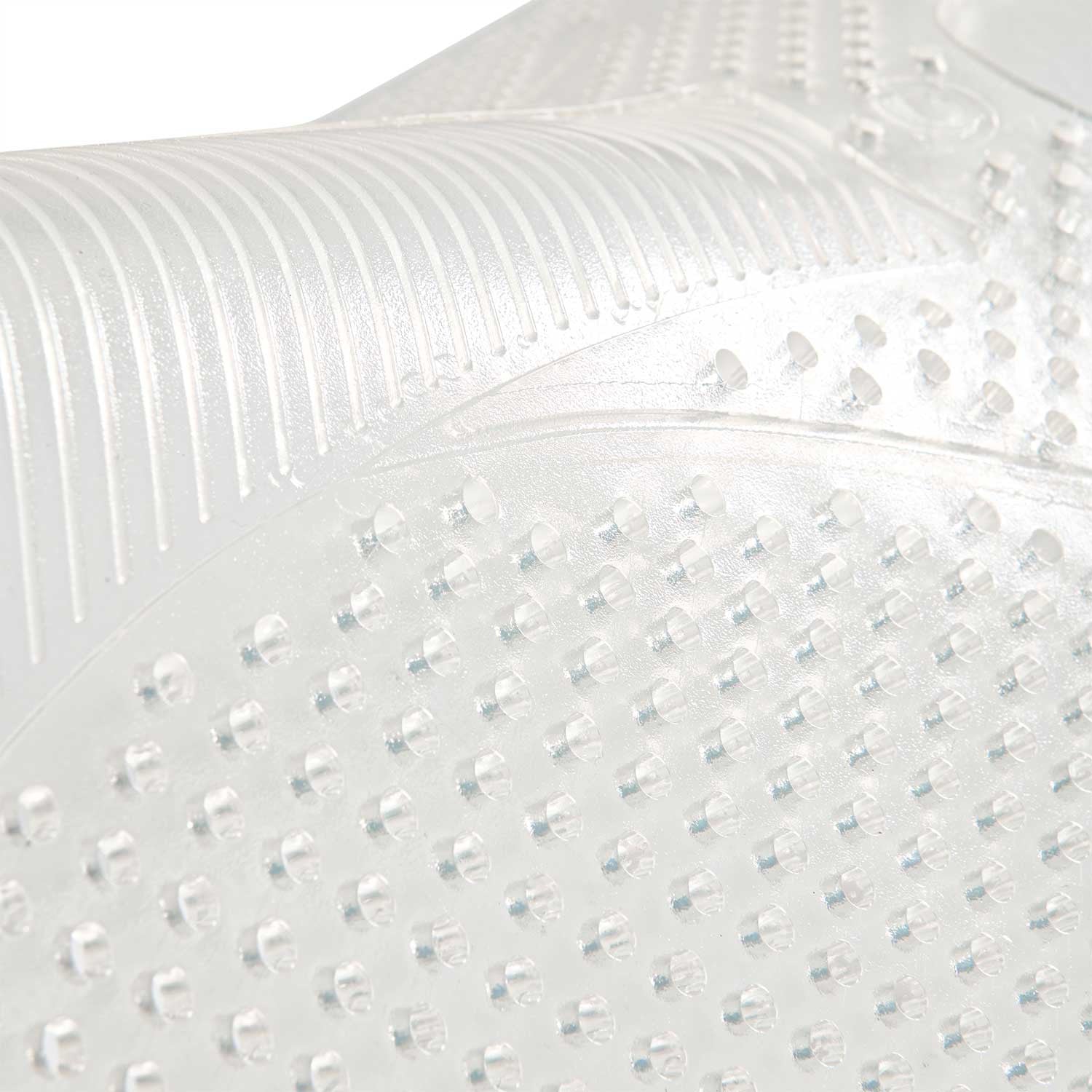 Close-up view of the Transparent Acavallo Classic Anatomic Non-Slip Gel Half Pad