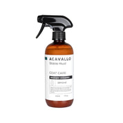 Front view of a bottle of Acavallo Almond Coat Polish on a white background