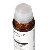 Top view of the Front view of the Acavallo Geranium Citronella and Neem Cream Roll-On on a white background