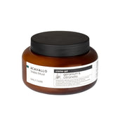 Front view of a container of Acavallo Citronella Neem and Ozone Gel Cream on a white background