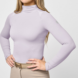 TKEQ Chloe High Collar Technical Top