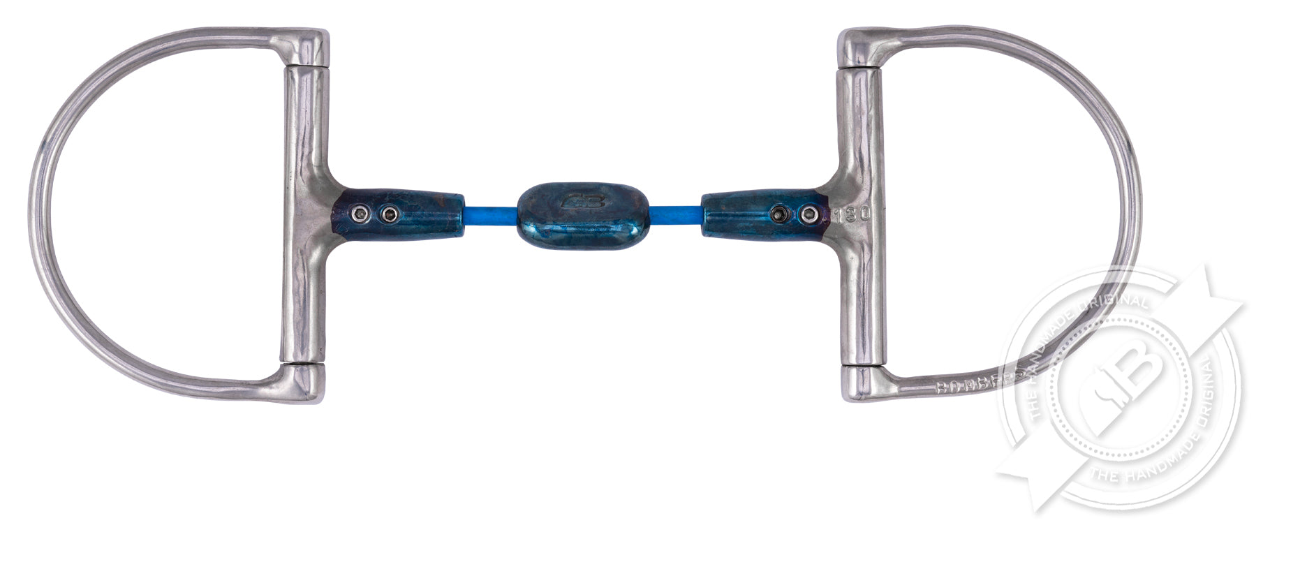 View of the Bombers Bit Classic Dee Ring Control Plate Cable on a white background