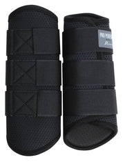 View of a pair of Black Professional's Choice Pro Performance XC G1 Rear Boots on a white background