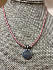 Lilo Leather Necklace with Charm