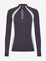 Front view of the Juniper LeMieux Philippa Mesh Base Layer on a plain background