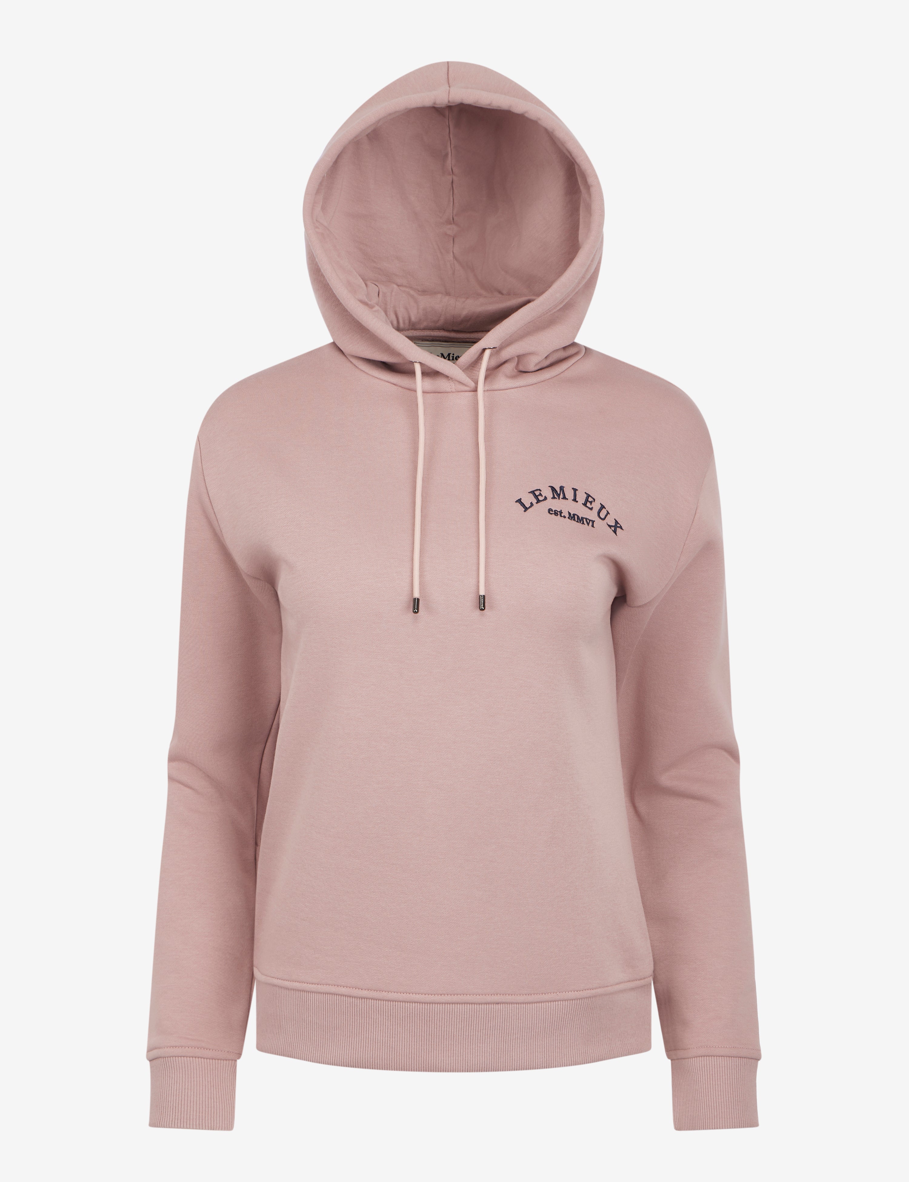Front view of Wild Rose LeMieux Luna Hoodie on a white background