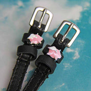 View of the Pigs Fly Mane Jane Spur Straps  on a sky background
